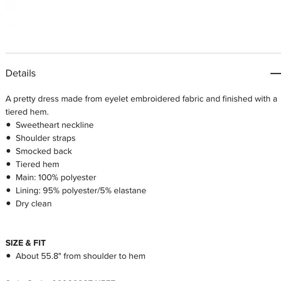 ***SOLD*** ASTR The Label Midsummer Eyelet Embroidered Tiered Dress- Sz L- NWT! - Picture 8 of 9